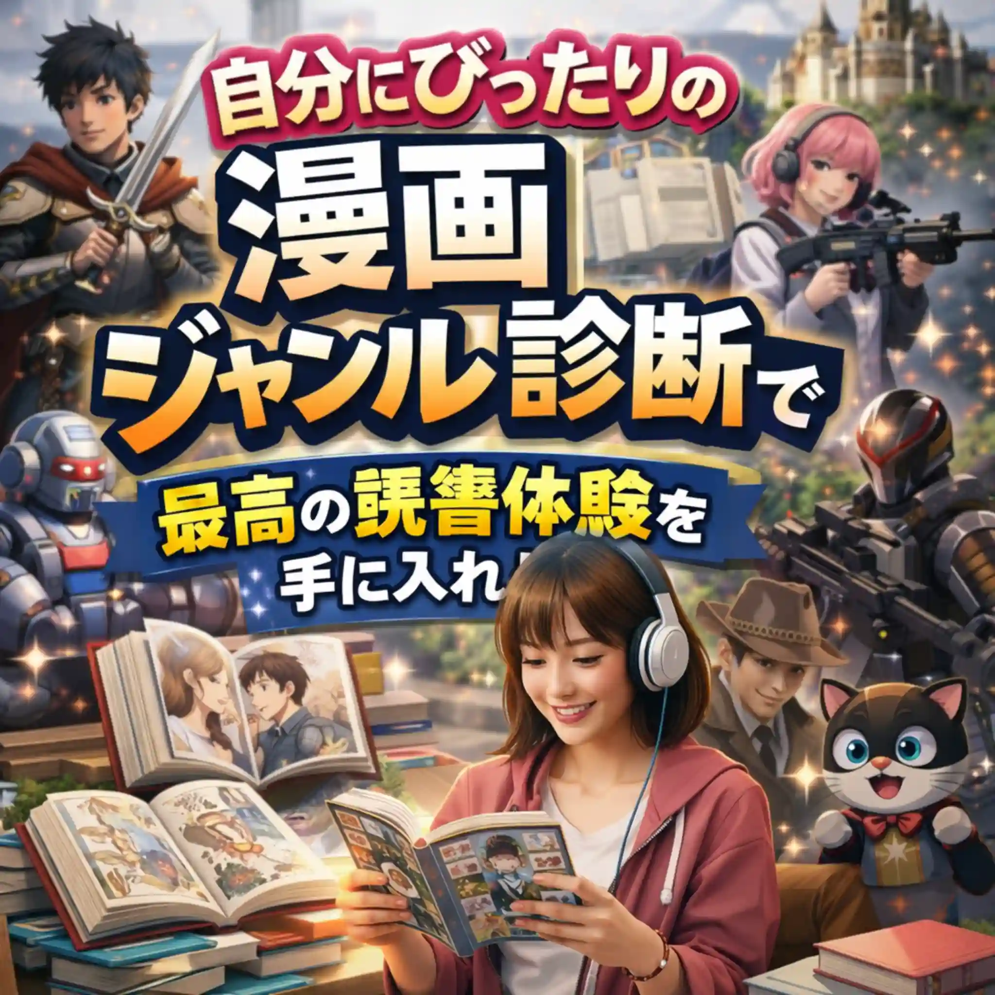 自分にぴったりの漫画ジャンル診断で最高の読書体験を手に入れよう